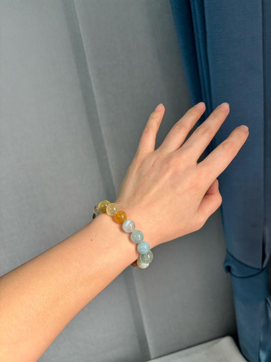 Self Love Crystal Bracelet | Rose Quartz Aquamarine Bracelet | Healing Gift for Women