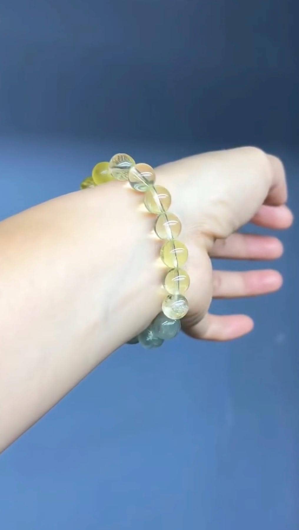 Prosperity Bracelet | Abundance & Career Success | Citrine Green Gemstone Gift for Her