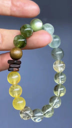 Prosperity Bracelet | Abundance & Career Success | Citrine Green Gemstone Gift for Her