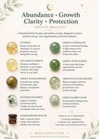 Prosperity Bracelet | Abundance & Career Success | Citrine Green Gemstone Gift for Her