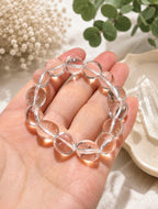 Clear Quartz Bracelet | Clarity & Positive Energy Gift | Natural Healing Crystal Jewelry for Meditation, Mindfulness